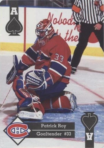 1995-96 Hoyle Eastern Conference Playing Cards - Patrick Roy #AS