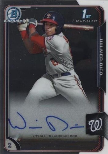 2015 Bowman Chrome - Wilmer Difo #BCAP-WD
