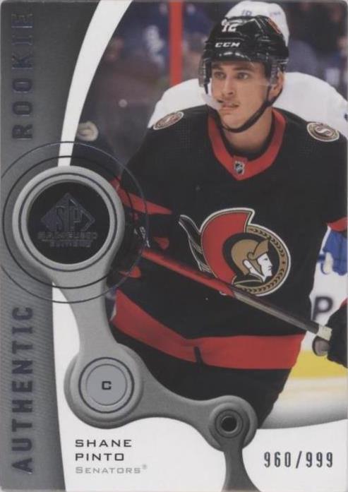 2021-22 Upper Deck SP Game Used - Shane Pinto #R-65