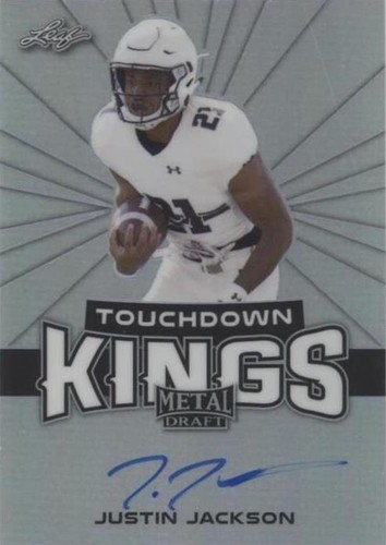 2018 Leaf Metal Draft Justin Jackson #TK-JJ1