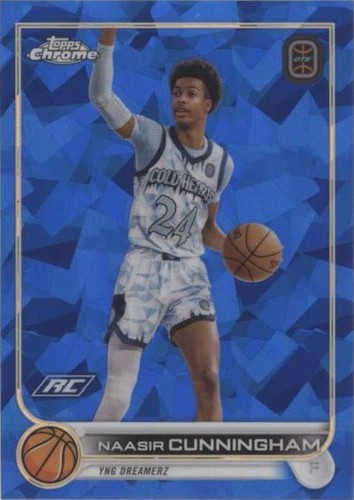 2022-23 Topps Chrome OTE Overtime Elite Sapphire Edition - Naasir Cunningham #78