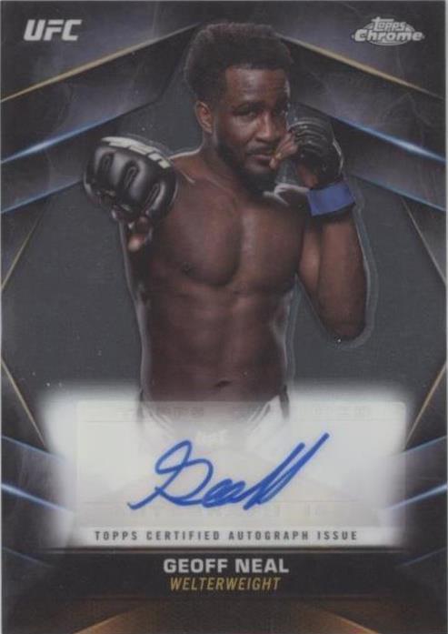 2024 Topps Chrome UFC - Geoff Neal #CVA-GNE