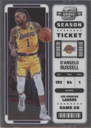 2022-23 Panini Contenders Optic - D'Angelo Russell #99