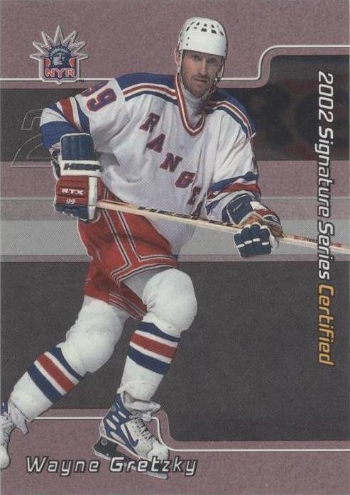 Wayne Gretzky Ice Hockey 2001-02 Season Sports Trading Cards