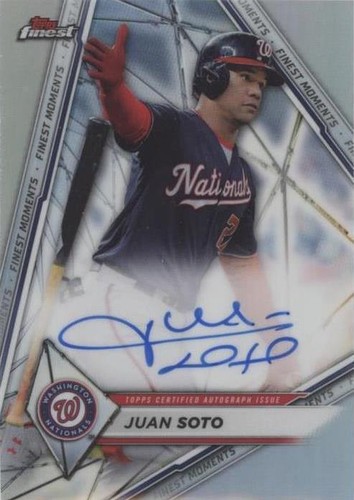 2022 Topps Finest - Juan Soto #FMA-JS