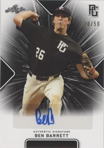 2021 Leaf Perfect Game National Showcase - Ben Barrett #BA-BB2