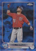 2022 Topps Chrome Update Series Sapphire Edition - Yadiel Hernandez #US293