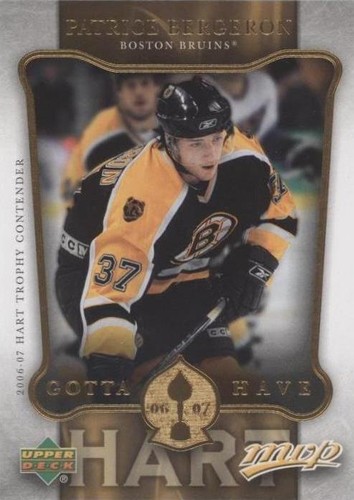 2006-07 Upper Deck MVP - Patrice Bergeron #HH22