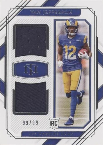 2020 Panini National Treasures Van Jefferson #RDM-VJ