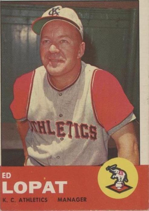 1963 Topps - Eddie Lopat #23