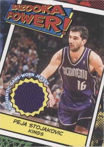 2005-06 Topps Bazooka - Peja Stojakovic #BP-PS
