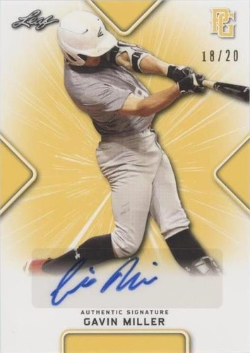 2021 Leaf Perfect Game National Showcase - Gavin Miller #BA-GM2