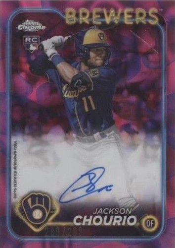 2024 Topps Chrome Update Series - Jackson Chourio #RA-JC