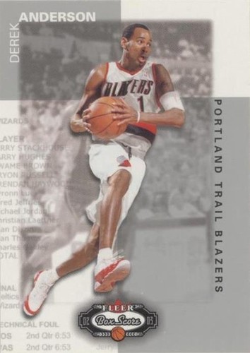 2002-03 Fleer Box Score - Derek Anderson #32