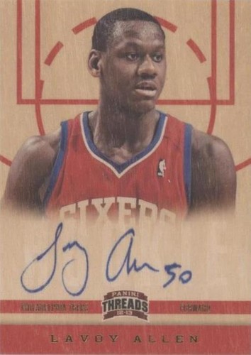 2012-13 Panini Threads - Lavoy Allen #193