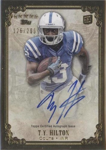 2012 Topps Five Star T.Y. Hilton #FSFA-TYH