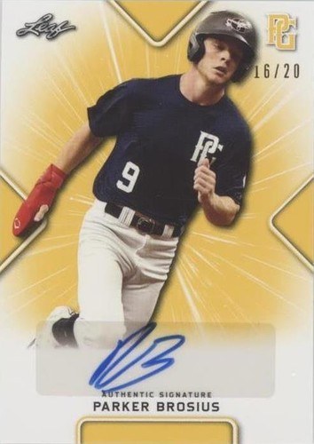 2021 Leaf Perfect Game National Showcase - Parker Brosius #BA-PB1