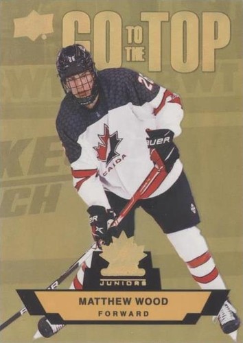 2023 Upper Deck Team Canada Juniors - Matthew Wood #GT-2