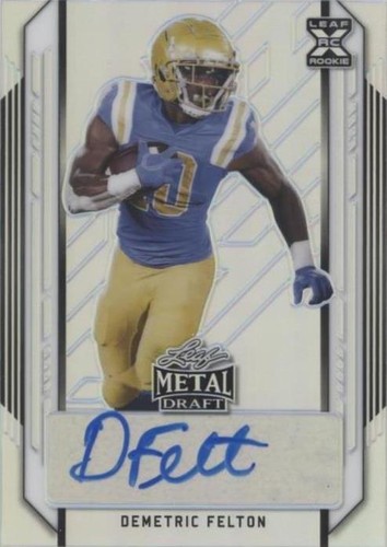 2021 Leaf Metal Draft Demetric Felton #BA-DF2