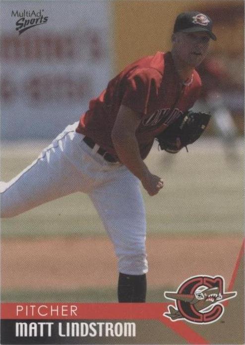 2004 MultiAd Sports Capital City Bombers - Matt Lindstrom #17