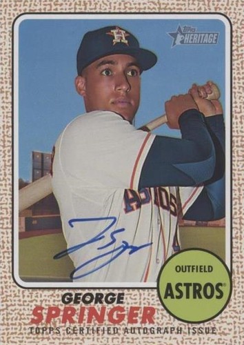 2017 Topps Heritage - George Springer #ROA-GS
