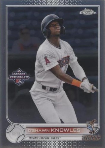 2022 Topps Pro Debut - D'Shawn Knowles #PDC-131