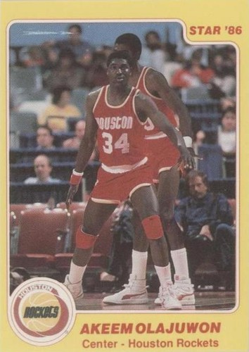 1985-86 Star #18 Hakeem Olajuwon SSA 10 Gem Mint 2nd Year