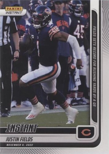2022 Panini Instant NFL Justin Fields #92