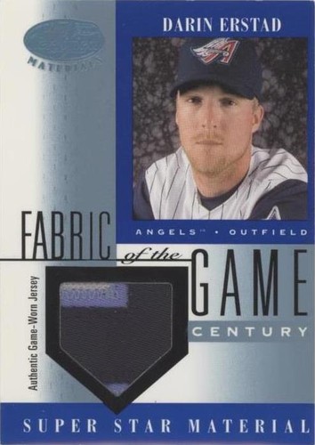 2001 Leaf Certified Materials - Darin Erstad #FG-58