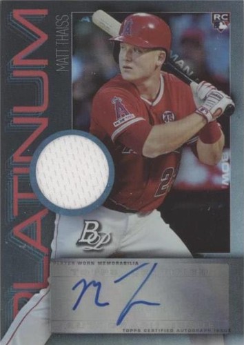 2020 Bowman Platinum - Matt Thaiss #PPAR-MT
