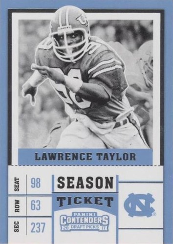 2017 Panini Contenders Draft Picks Lawrence Taylor #64