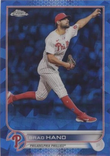 2022 Topps Chrome Update Series Sapphire Edition - Brad Hand #US14