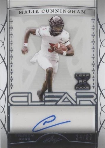 2022 Leaf Trinity Malik Cunningham #CA-MC1