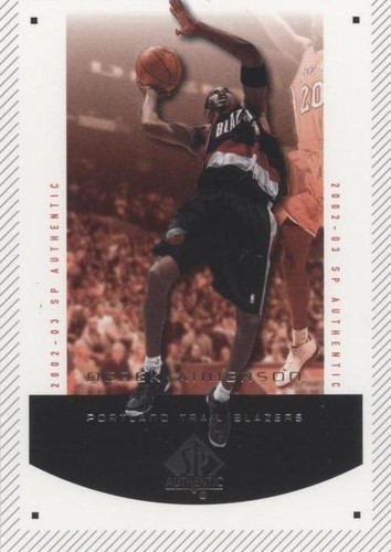 2002-03 SP Authentic - Derek Anderson #74