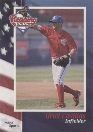 2002 MultiAd Sports Reading Phillies - Uriel Casillas #4