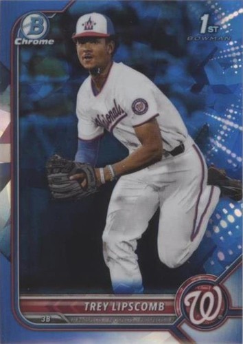 2022 Bowman Chrome Draft Sapphire Edition - Trey Lipscomb #BDC-197