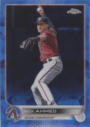 2022 Topps Chrome Sapphire Edition - Nick Ahmed #371