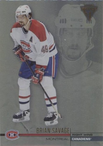 2001-02 Pacific Private Stock Titanium - Brian Savage #75