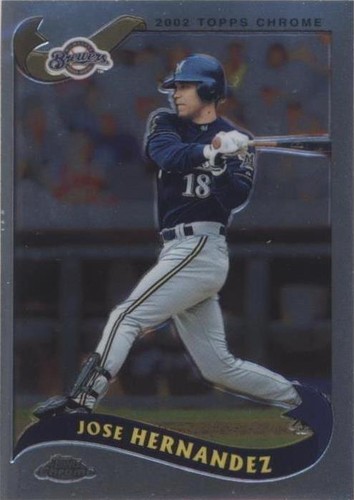 2002 Topps Chrome - Jose Hernandez #466