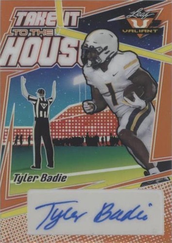 2022 Leaf Valiant Tyler Badie #TH-TB2