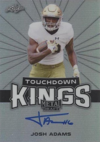 2018 Leaf Metal Draft Josh Adams #TK-JA2