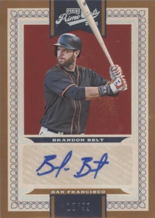 2016 Panini Prime Cuts - Brandon Belt #192