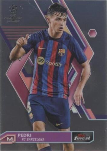 2020 Topps Finest UEFA Blue Refractor Pedri RC ROOKIE /150 2020 Topps Finest UEFA Blue Refractor Pedri RC ROOKIE /150