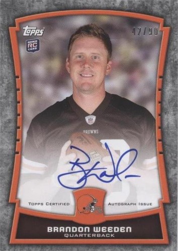 2012 Topps Brandon Weeden #RPA-BW