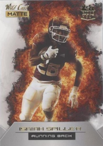 2022 Wild Card MATTE Isaiah Spiller #RH-11