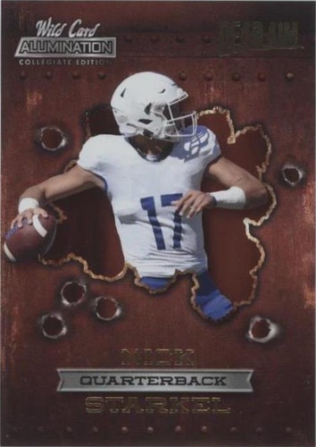 2021 Wild Card Alumination NIL Collegiate Edition Nick Starkel #ANDA-19