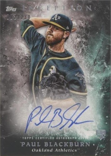 2018 Topps Inception - Paul Blackburn #RES-PBL