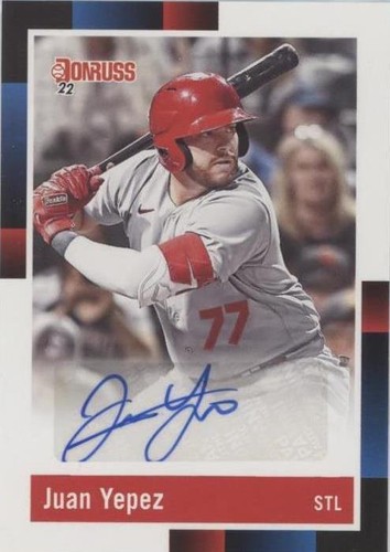 2022 Panini Donruss - Juan Yepez #R88S-JY