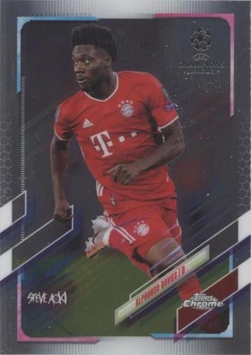2020-21 Topps Chrome X Steve Aoki UCL Alphonso Davies #42