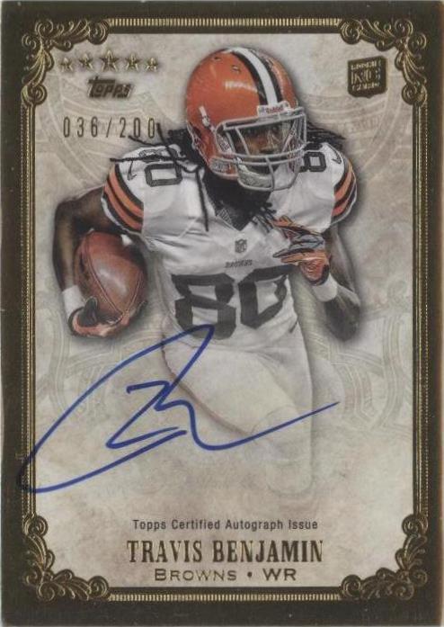 2012 Topps Five Star Travis Benjamin #FSFA-TB